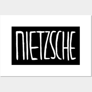 German philosopher, Friedrich Nietzsche Posters and Art